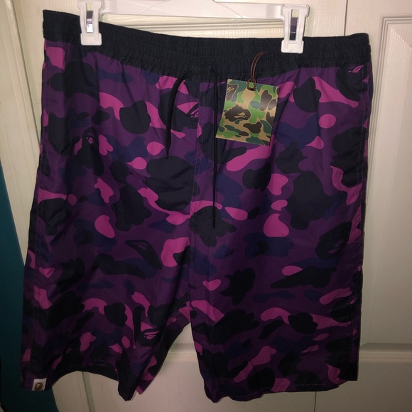 Bape Other - Reversible BAPE swim trunks camouflage 2xl